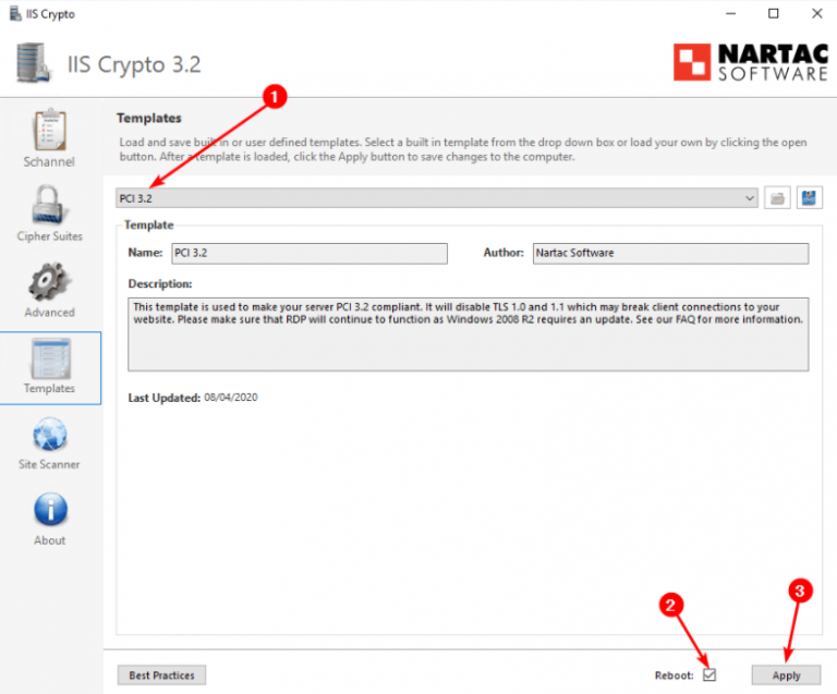 hwo to test tls 1.2 iis